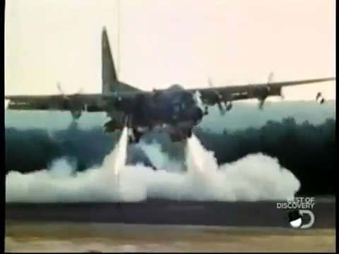 Top Secret C-130 with Rocket Boosters