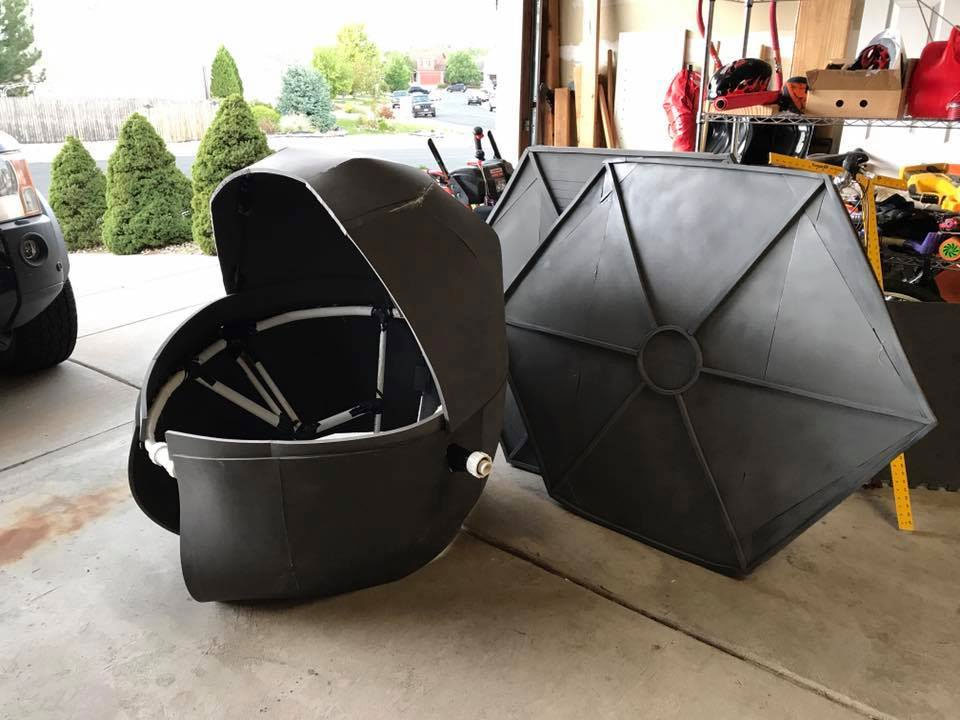 That's one cool Tie Fighter. (Courtesy of Stephanie Geraghty)