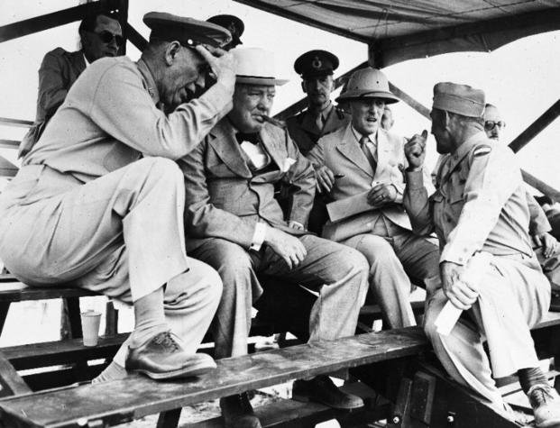 Prime Minister Winston Churchill visits Fort Jackson, S.C. 