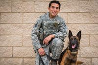 Staff Sgt. Radames Leon and Pako are a 96th Security Forces Squadron military working dog team at Eglin Air Force Base, Florida.