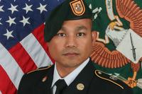 Sgt. 1st Class Reymund Transfiguracion, with 3rd Battalion, 1st Special Forces Group (Airborne), died Sunday following wounds sustained during an Aug. 7 patrol in Afghanistan's Helmand province. (Army photo)