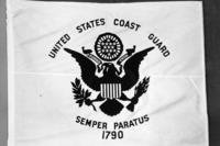 Coast Guard flag.