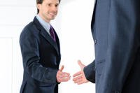 Interview handshake